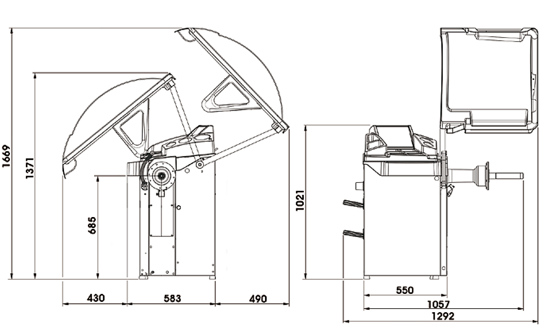 B225 Evo (Dimensions)