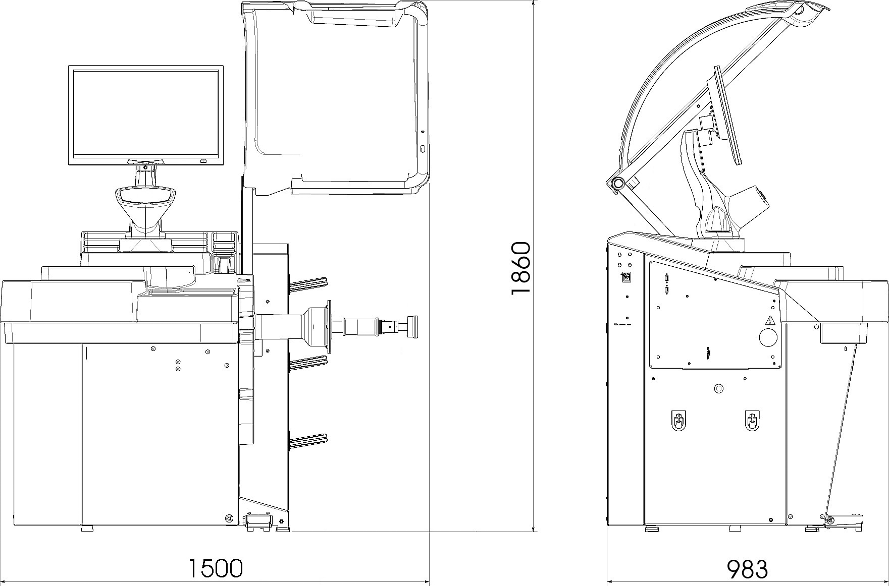 B445 C EVO (Dimensions)