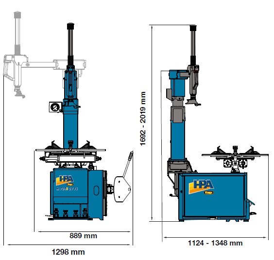 M724S (Dimensions)